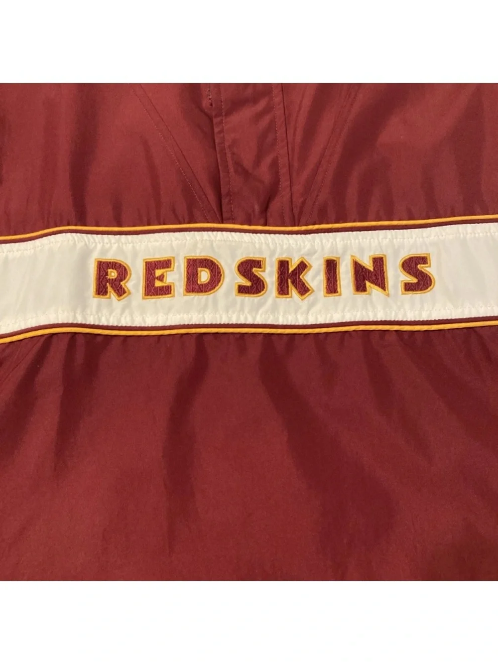 Vintage Washington Redskins Adidas Lined Windbreaker Men’s XL Burgundy